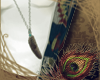 -P- Feather Necklace
