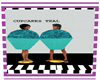couples cupcakes teal