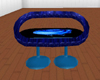 Blue Rose Orb Chair