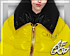 Ⱥ" Yellow Bubble Coat