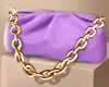 ♛ Lilac Chain Pouch