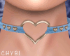 C~Cream Denim Choker