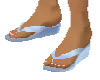 blue flip flop