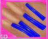 Designer Blue Nails
