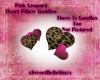 Pink Leo/Heart Pillows