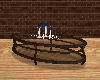 Walnut Glass Top Coffee