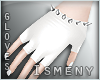 [Is] Spike Gloves White