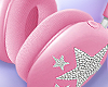 Pink Star Headphones