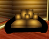 Golden cuddle sofa bed