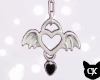 CK* Black Vamp Earrings