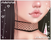 𝓶. fishnet choker