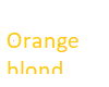 blond orange