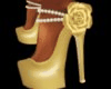 Gold Rose& Pearl's Shoes