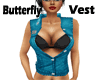 Butterfly Denim Vest