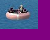 *R* pink & black raft