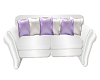 White and Purple Couch