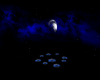 BLUE CLOUDS NIGHT SKY