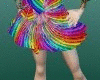 Rainbow dress scene