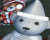 Singing Xmas Bear GREY
