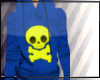 [MB] Skull Hoodie Blue