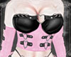 Pinky Leather Top