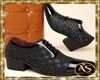Plaid Black Formal Shoes