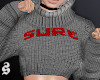 s. knit sweater sure G.