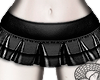 Leather skirt + tats
