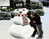 "CHRISTMAS" Snowman Pose