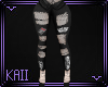 K! Goth  patch jeans