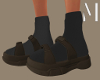 Brown Sandals + Socks