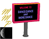 DANCE club sign