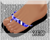 Aztec Blue Sandals