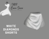 White Diamonds Shorts