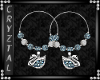 Blue Swan Earrings
