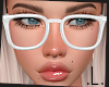 .L. Nerd Glasses White