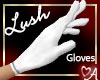 .a Lush Gloves White