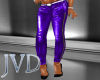 JVD Purple Leather Pants