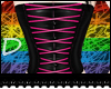 {D} Blk Pink Corset