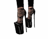 black leace shoes,