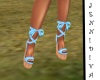 Blue Laced Wedges