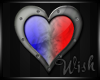 {Wish}Red Wht Blue Heart