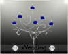 Blue Wedding Candle V2