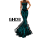 GHDB  Black/Green Gown