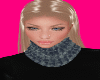 Tweed Scarf Turtleneck 2