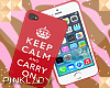 <P>Red IPhone Keep C...