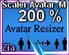 Scaler  Avatar *M 200%