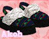 Smokin W/ Santa Slippers