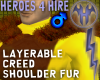 Creed Shoulder Fur