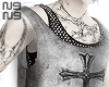 fishnet top + tats